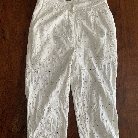 Free People 0 Dainty White Pants - Picture 3 of 7